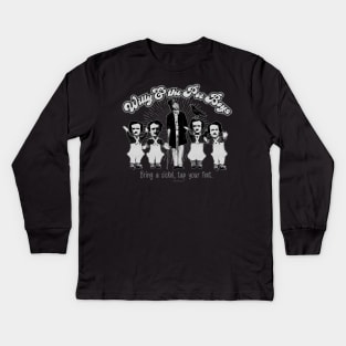 Willy & The Poe Boys Kids Long Sleeve T-Shirt